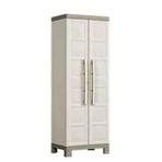 Keter Excellence High 4 Raflı Çok Amaçlı 182x65x45 cm Bej Plastik Dolap