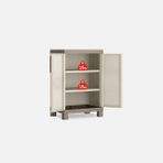 Keter Excellence Kısa 2 Raflı Plastik Dolap 65x45x97 cm Bej
