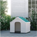 Keter Köpek Kulübesi - Beyaz - Yeşil
