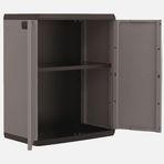 Keter Piu Küçük Raflı Çok Amaçlı 83x68x39 cm Gri Plastik Dolap