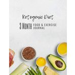 Ketogenic Diet 3 Month Food & Exercise Journal: Meal Planner, Progress Tracker & Keto Weight Loss Routine Habit Tracker For Women (Fitness Log, Band 8)