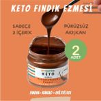 Ketojenik Ham Kakaolu Fındık Kreması - Akışkan - **2 Adet**