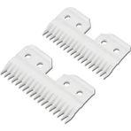 Kettler Pet Kesme Bıçağı Çoğu Andis Için Uygun, Oster A5, Wahl Km Clippers ları Clippers 2pcs Seramik Bıçak (Yurt Dışından) - Renkli