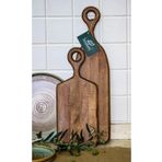 KEUKENWOOD Koyu Ceviz Kesme Ve Servis Tahtası 14 Cmx 50 Cm- 19cmx36 Cm 2 Adet