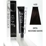 Keune Tinta 4.53 Orta Kestane Akaju Kahve Dore 60 ml Saç Boyası