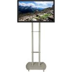 Kevega Tekerlekli Televizyon Ünitesi Gri 32''–75'' inç ekran taşıyabilir (80 ekran – 165 ekran)