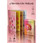 kevin coco Kitap Şekilli 4 Mevsim Göz Farı ve Allık Paleti