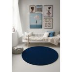 KEVLİNE Modern Yuvarlak şekilli Salon Halısı Çocuk Odası Yolluk Kaymaz Taban Halı