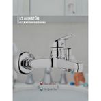 Kevser 40 Mix Banyo Batarya - Krom