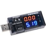 Keweısı Kws-10Va Usb Dijital Akım Voltaj Ölçer 3-9Volt 0-3Amper