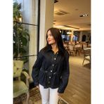 Key Moda Kadın Kot Gömlek Lacivert