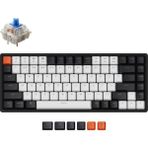 Keychron K2 Kablosuz Mekanik Oyuncu Klavyesi-Hot-Swappable-Rgb -Bluetooth 5.1-Multitasking-Gateron G Pro Blue Switch-Alüminyum Çerçeve -(Version 2) - Siyah