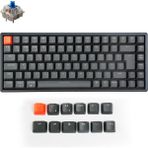 Keychron K2 Kablosuz Mekanik Oyuncu Klavyesi-Hot-Swappable-Rgb -Bluetooth 5.1-Multitasking-Gateron G Pro Blue Switch-Alüminyum Çerçeve -(Version 2) Uk Iso Layout - Siyah