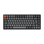 Keychron K2 Max %75 Rgb Türkçe Kablosuz Alüminyum Çerçeve Karbon Siyah Mekanik Klavye - Red Switch