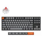Keychron K8 Max %80 Tkl Rgb Red Switch Kablosuz Hotswap Tr Mekanik Karbon Siyah Gaming (K8m-J1-Tr) Klavye