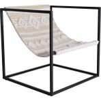 Keyf Küp Berjer Sarı Krem B22322A - Krem - Sarı - 60 x 100 cm