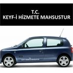 Keyfi Hizmete Mahsustur Oto Sticker Yan Kapı