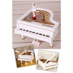 Keyfi Sepet Balerinli Mini Piyano Şeklinde Müzik Kutusu