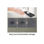 Keyfi Sepet Emici Lavabo Musluk Matı 38x13cm Mutfak Ve Banyo Için Tezgah Üstü Diatom Mat