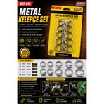 Keyfi Sepet Metal Kelepçe Seti 10 Adet Hortum Boru Sıkma Kelepçesi 18-20-23-25-27 mm