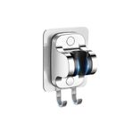 Keyfi Sepet Yapışkanlı Duş Başlığı Tutucu , Ayarlanabilir Su Geçirmez Yapışkanlı Mafsal Chrome