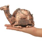 Keyfim Shop Dekoratif Kapaklı Metal Deve Figürlü Küllük 11*16 cm