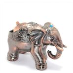 Keyfim Shop Kapaklı Metal Fil Figürlü Küllük 11*18 cm