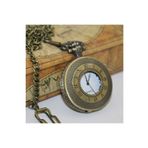 keyfim shop Kişiye Özel Retro Roma Rakam Görünümlü Quartz Köstekli Kolye Saat