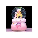 keyfim shop My Little Pony Kar Küresi Büyük Boy Tam Otomatik Işıklı Müzikli Püskürtmeli Pembe