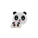 keyfimshop Panda Kedi Polar Yastık 35*35cm Göz Bandı Hediyeli