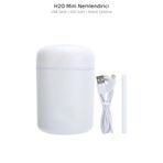 keyfisepet en keyifli sepet H2O USB Şarjlı Mini Hava Nemlendirici – LED Işıklı, Sessiz ve Taşınabilir