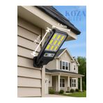 keyfisepet en keyifli sepet Solar Güneş Enerjili Led Bahçe Aydınlatması 3 Modlu Hareket Sensörlü Duvar Lambası 122solarled