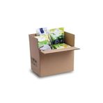 keymarket 30x20x13 cm Boş Karton Kutu Taşınma Kolisi Toptan A-Box Taşıma Kutu Ambalaj Çift Oluklu Koli 20 Adet