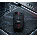 Keymatik Audi A3 A6 ,A1 , A4 Q2 , Q3 3Buton Anahtar Kumanda Koruma Kılıfı