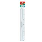 Keyroad 30 CM Şeffaf 4 Adet Plastik Cetvel