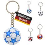 KEYSPACE Anahtarlık Erkek Çocuklar için Futbol Hediyeleri - Erkek ve Kız Çocukları için Futbol Hediyesi - Anahtarlık Çocuk Futbol Kolye Ucu Güzel Futbol Aksesuarı Olarak, Stern, S