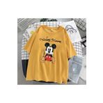 Keywest Büyük Beden Oturan Mickey Mouse Baskılı Oversize Unisex T-shirt