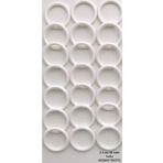 Kezban Tekstil 1.kalite Lif Halkası - Plastik Halka 2.5 Cm (50 Adet)