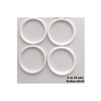 Kezban Tekstil 1.kalite Lif Halkası - Plastik Halka 8 Cm (50 Adet)