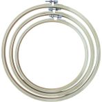 Kezban Tekstil Bambu Ahşap Vidalı Kasnak 3 Lü 20-23-26 cm