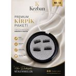 Kezban Tekstil Mıknatıslı Takma Kirpik No/ 014 Kıvrık Dolgun Model ( Xl ) Uzun 1 Kutu 4 Adet