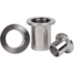 Kf 40 Uzun Kaynak Flanş (40 mm Uzunluk) Vakum Bağlantı Ekipmanı (SS304) Çelik