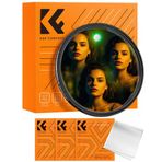 K&F CONCEPT 58mm Kaleidoscope Üçgen Prizma Filtre / Nano Serisi Optik