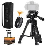 K&F Concept 63CM Masaüstü Fotoğraf Makinesi, Tablet, Cep Telefonu Tripodu