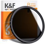 K&F Concept 82 mm ND2-ND400 9 Stop Değişken ND Filtre