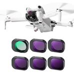 K&F CONCEPT DJI Mini 4 Pro için ND Filtre SETİ ( ND4 + ND8 + ND16 + ND32 + ND64 + ND1000 Uyumlu )