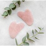 KFC Home Pembe Kuvars Gua Sha %100 Orjinal Yüz Masaj Aleti