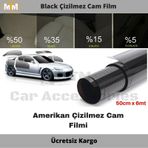 KGN 6 m Black Çizilmez Cam Filmi