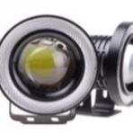 Kgn Sis Farı Mercekli Angel Cob Neon Beyaz 76mm 7000k 1200 Lm Tüm Binek Araçlar-motosiklet