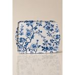 KHAKMA Blue Garden Kaydırmaz Melamin Tepsi 41x30 cm – Desenli Sunum & Servis Tepsisi | Dayanıklı, Hafif, Çok Amaçlı